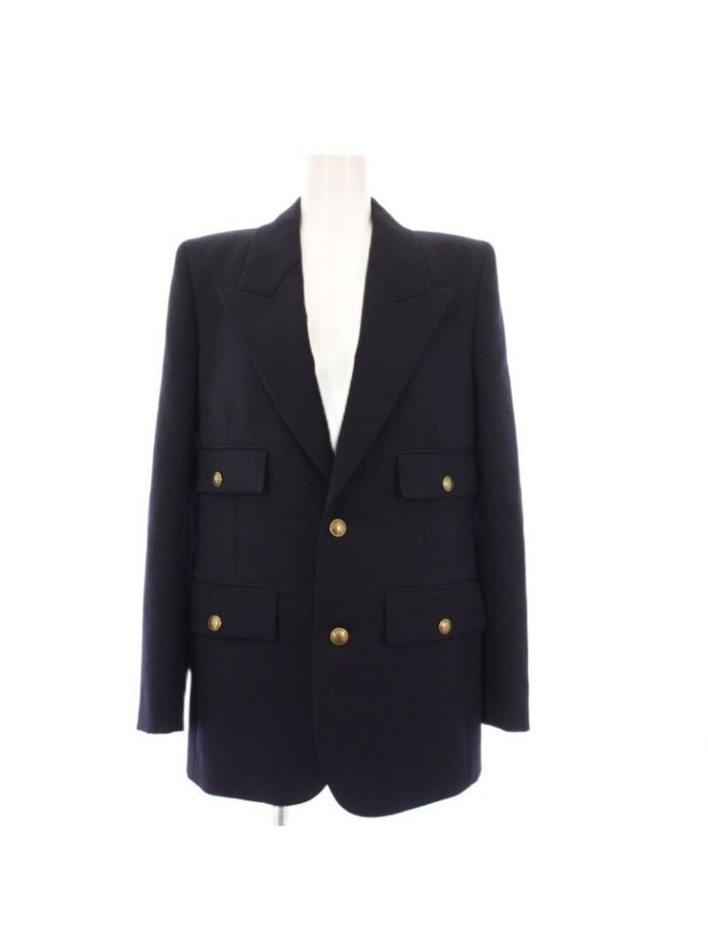 Saint Laurent Paris Grain de Poudre Single Breasted Jacket Tailored - Picture 2 of 10